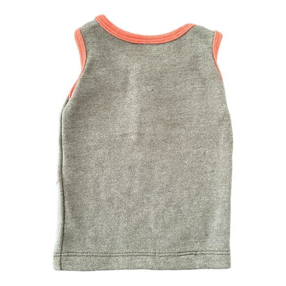 Lulu + Roo NWOT Brown Button Tank. 0-3 Months - Picture 4 of 4